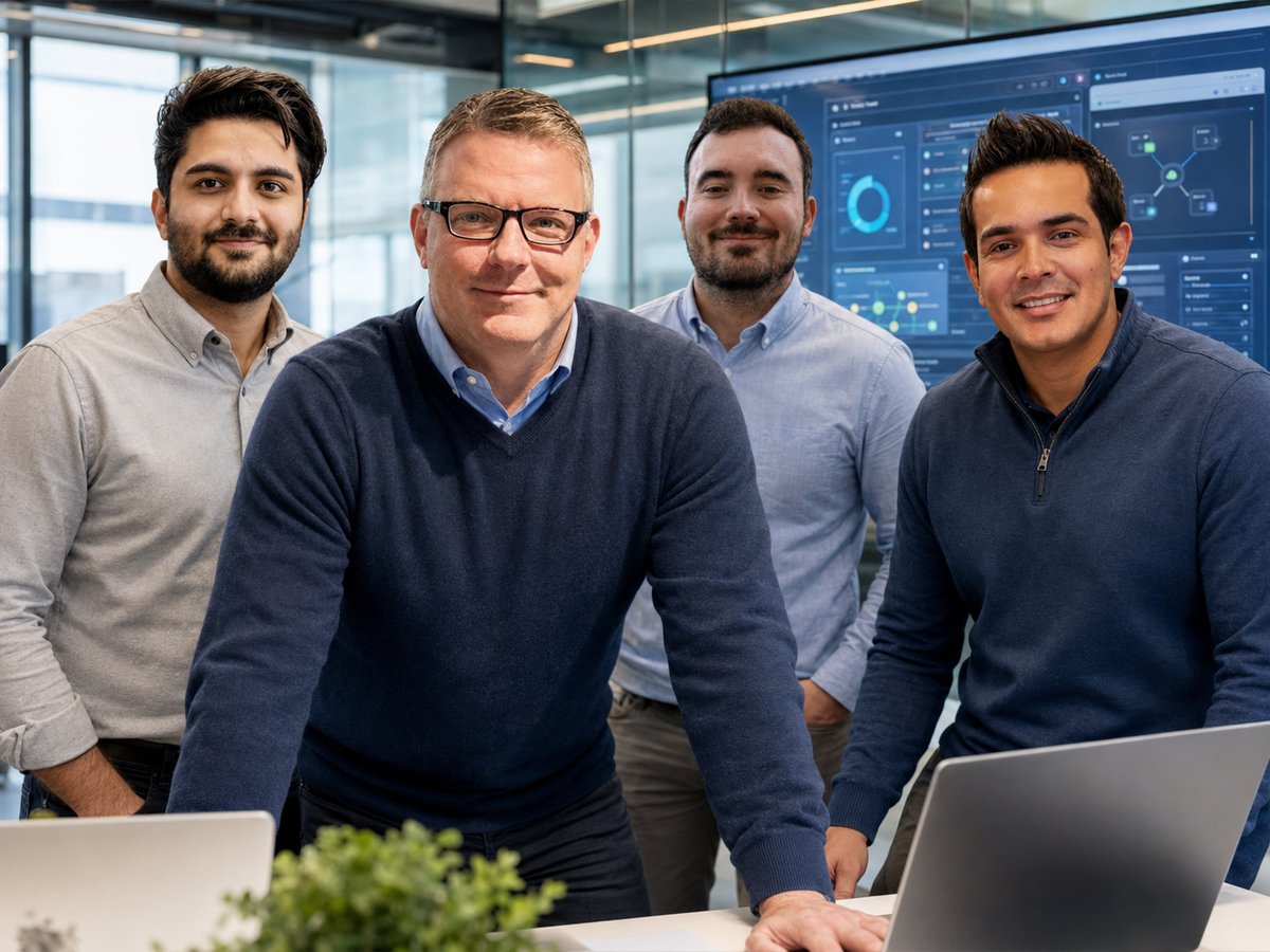 The Hawkins Consulting engineering team reviewing a software dashboard